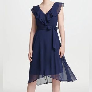 DKNY navy blue dress 12
